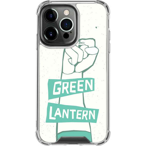DC Comics Green Lantern Power Fist iPhone 14 Pro Clear Case